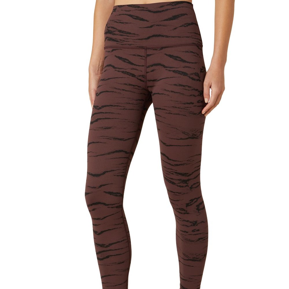 Beyond Yoga Brown and Black Jacquard animal print style